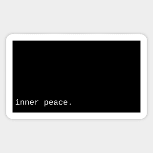 inner peace Sticker